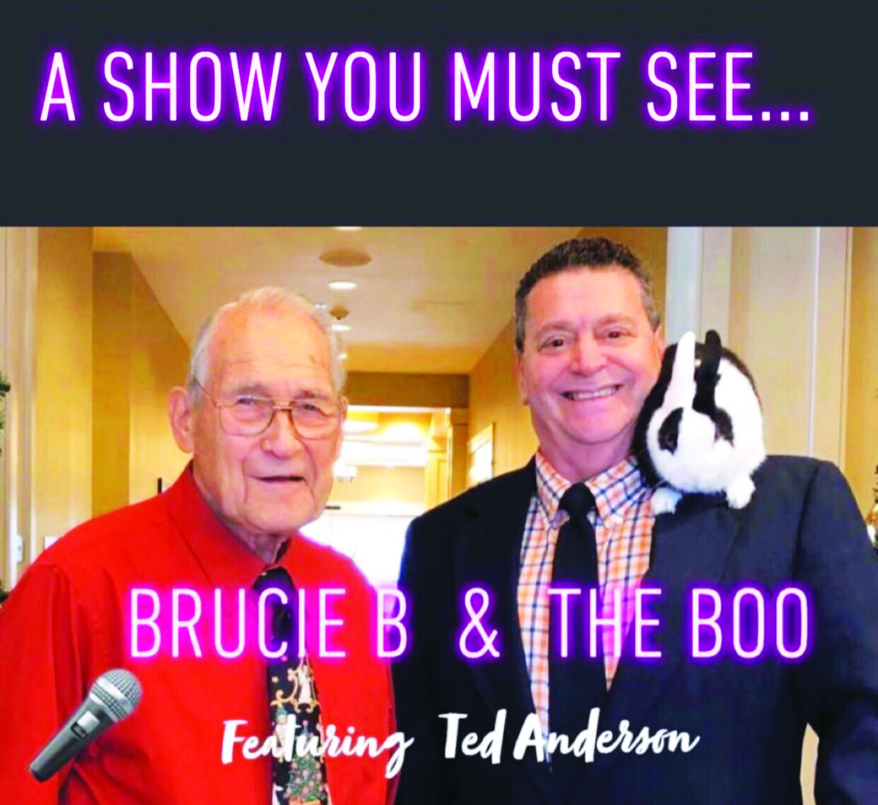 Bruce B & The Boo featuring Ted Anderson provide live entertainment for seniors
