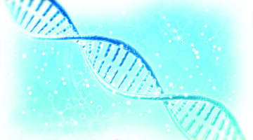 Abstract depiction of DNA strand and cellular makeup, representing regenerative medicine and biological healing.